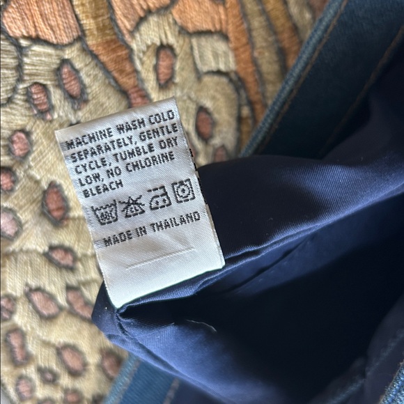 Wrangler Blue Denim Messenger Bag - Picture 11 of 12